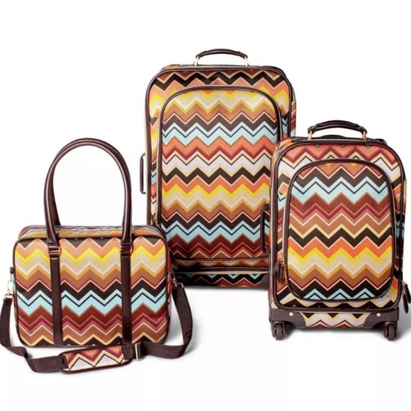 NWT MISSONI for Target Travel Tote Zig Zag Print - Picture 4 of 5